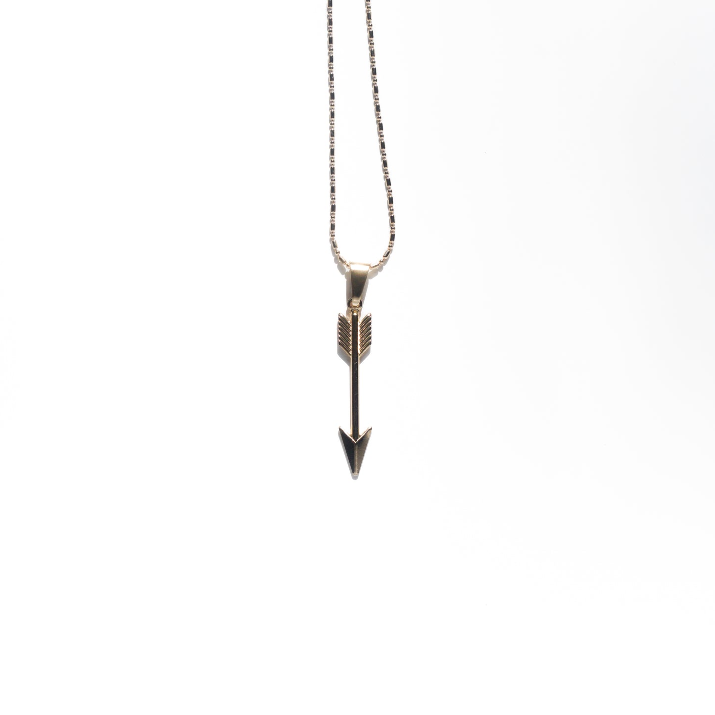 Gold Arrow Charm Necklace