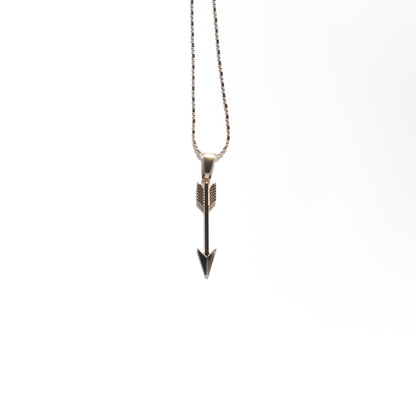 Gold Arrow Charm Necklace