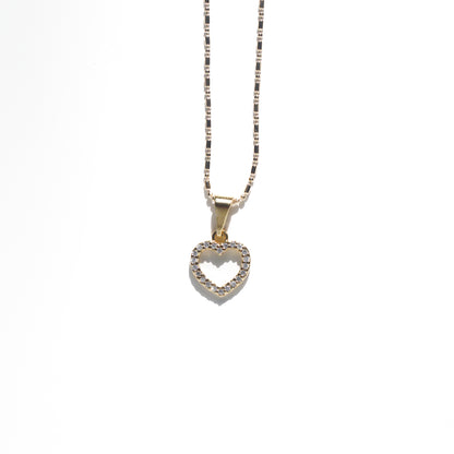 Dainty Heart Charm Necklace