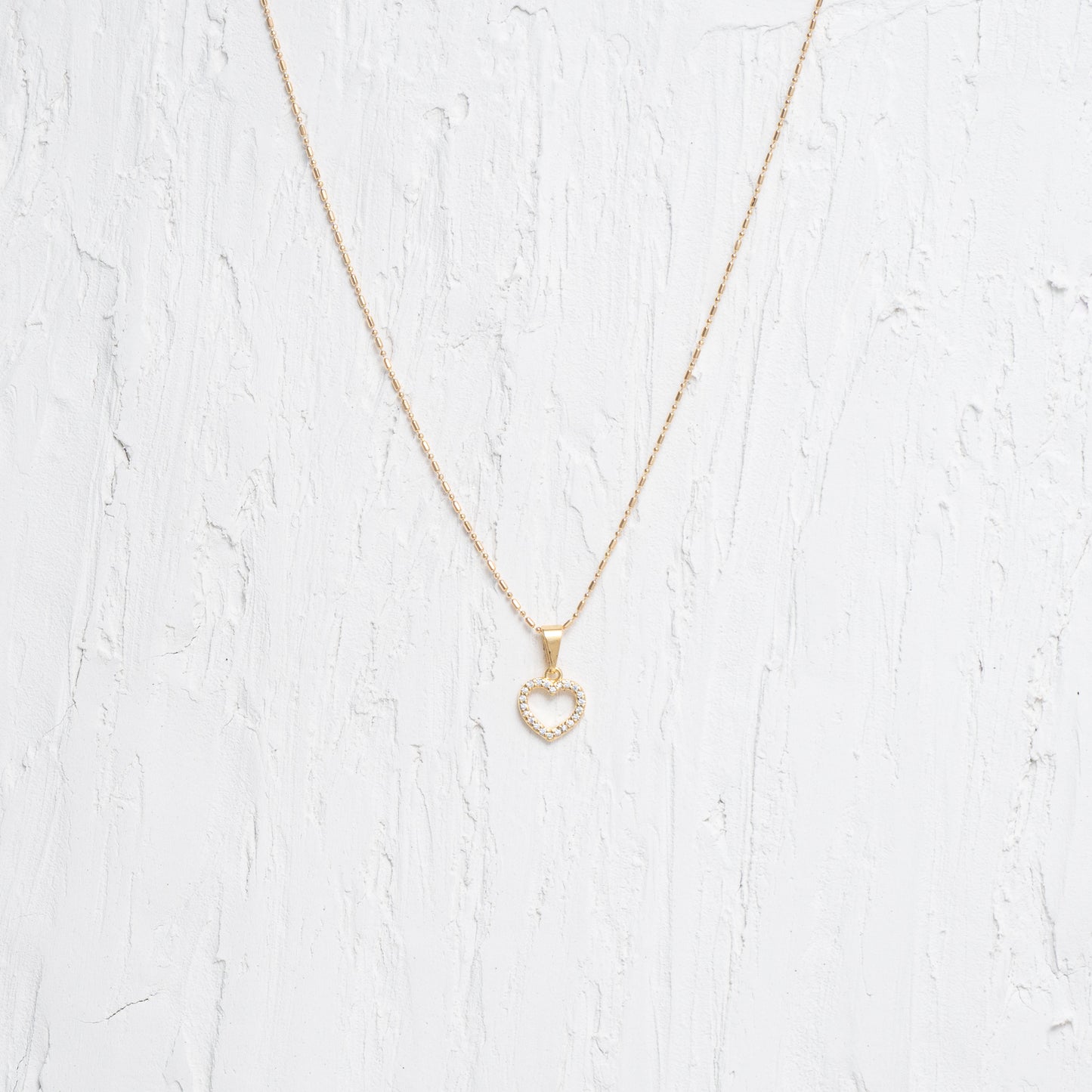 Dainty Heart Charm Necklace