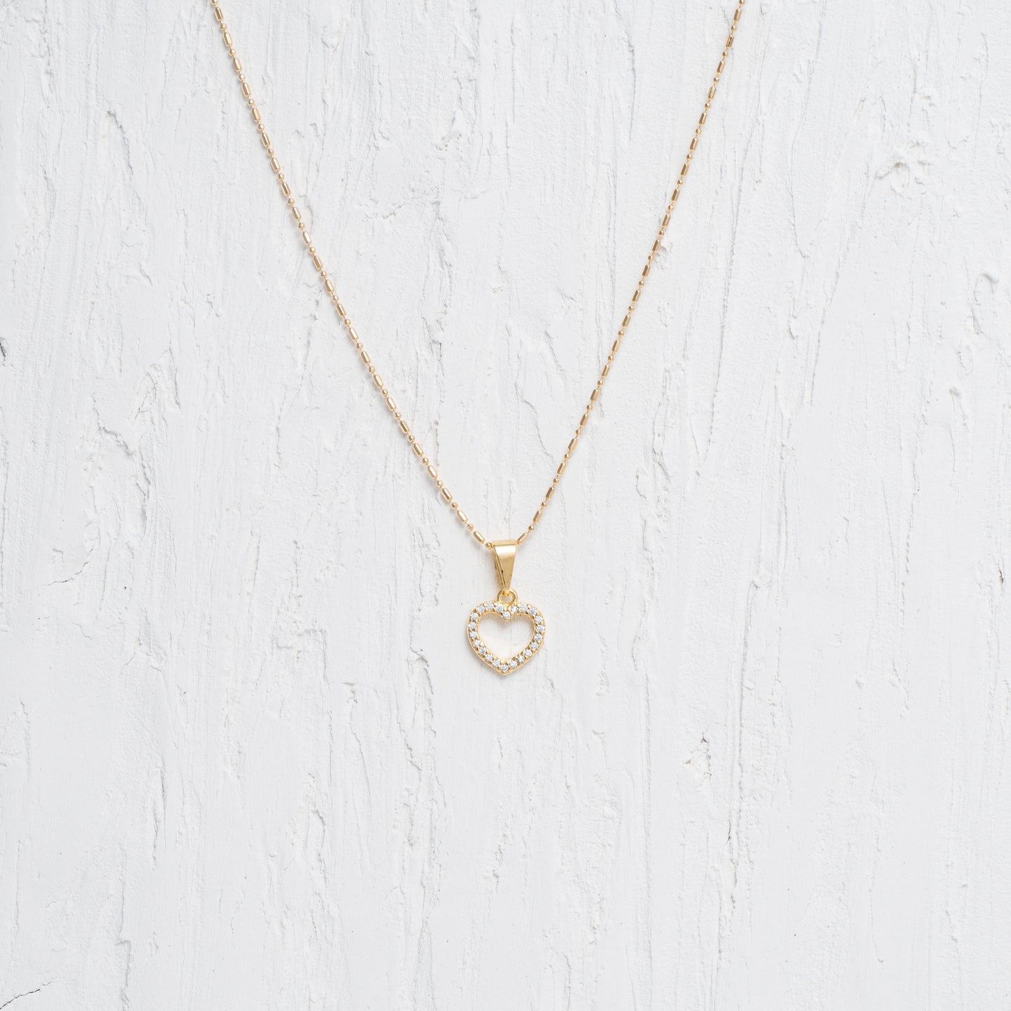 Dainty Heart Charm Necklace