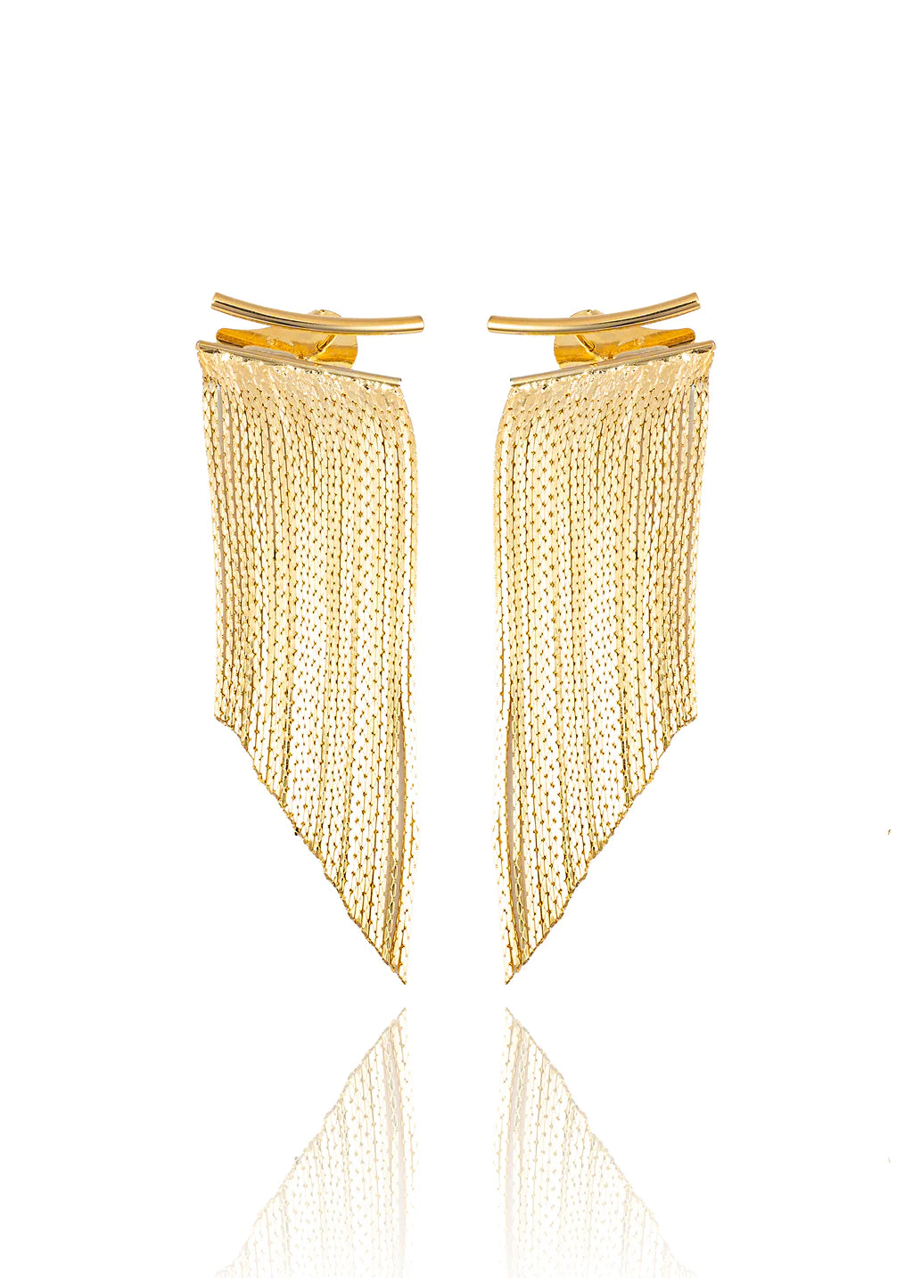 Fancy Tassel Push Back Earrings