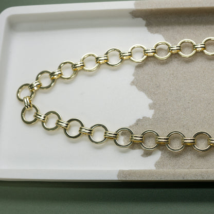 Designer Circle Link Necklace