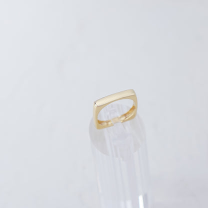 Square Gold Ring