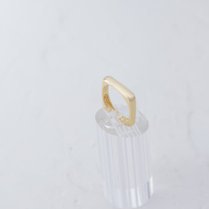 Square Gold Ring