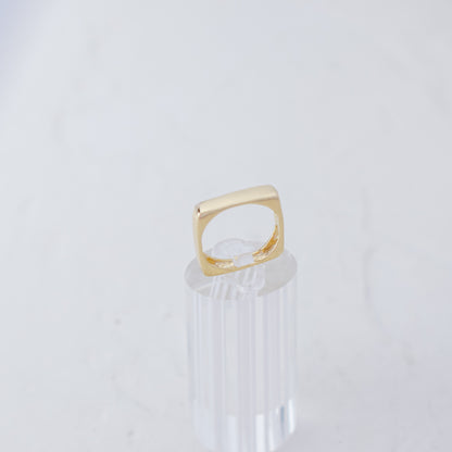 Square Gold Ring