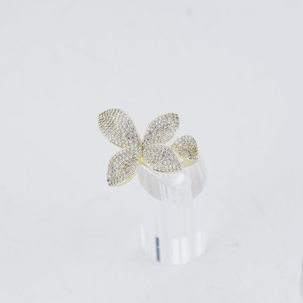 Petal Pave Ring