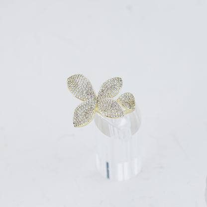 Petal Pave Ring