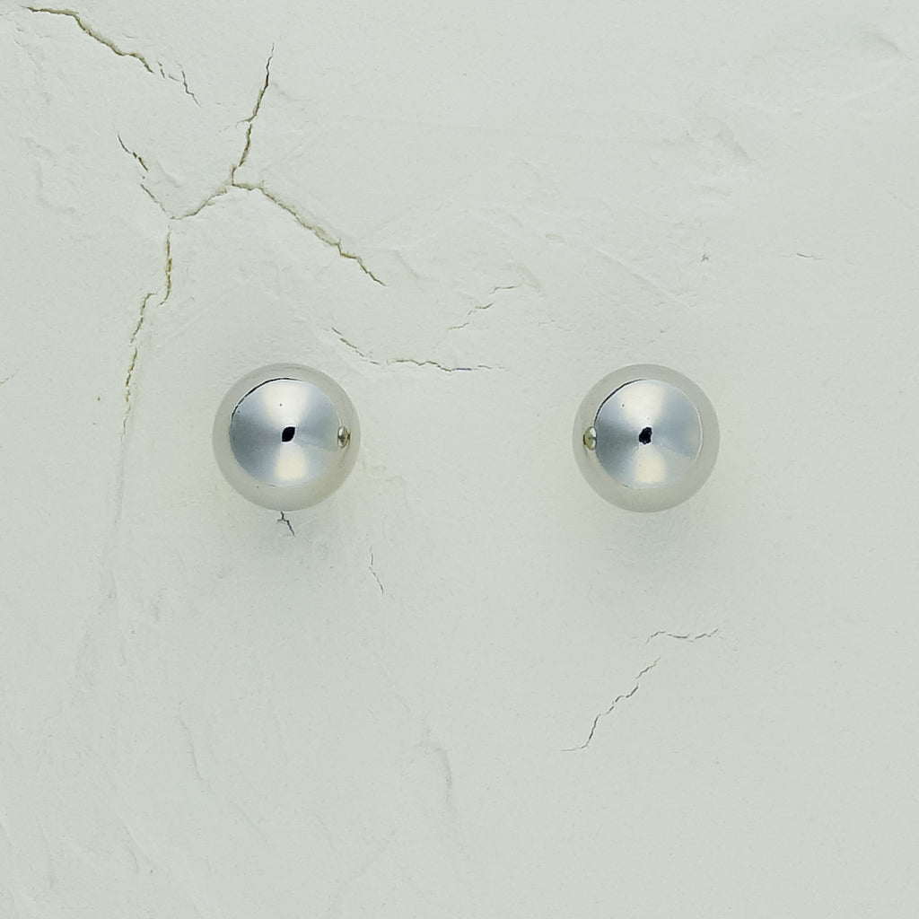 Simple Bead Ball Earrings