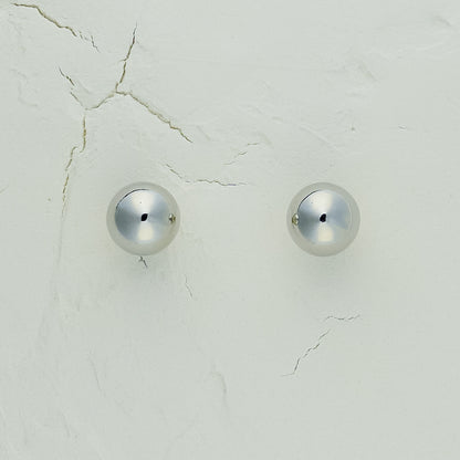 Simple Bead Ball Earrings