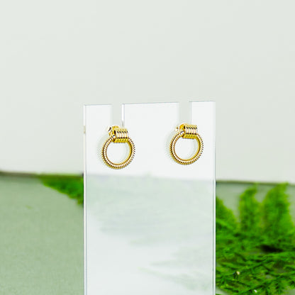 Circle Small Gold Earrings