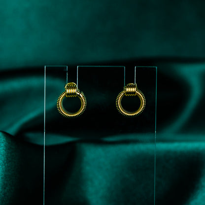 Circle Small Gold Earrings