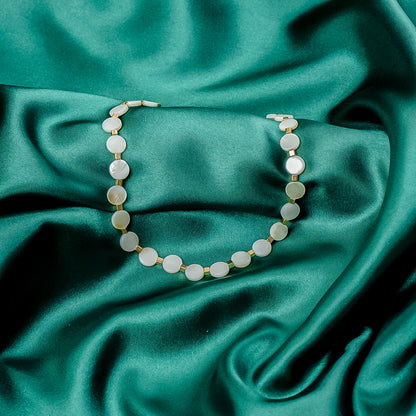 Flat Pearl Necklace