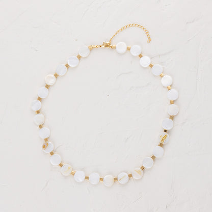 Flat Pearl Necklace