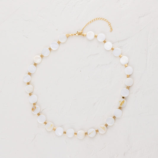 Flat Pearl Necklace