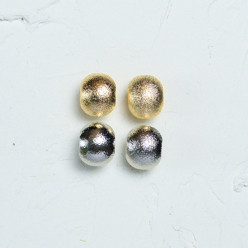 Textured Stud Earrings