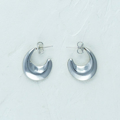 Modern Moon Earrings