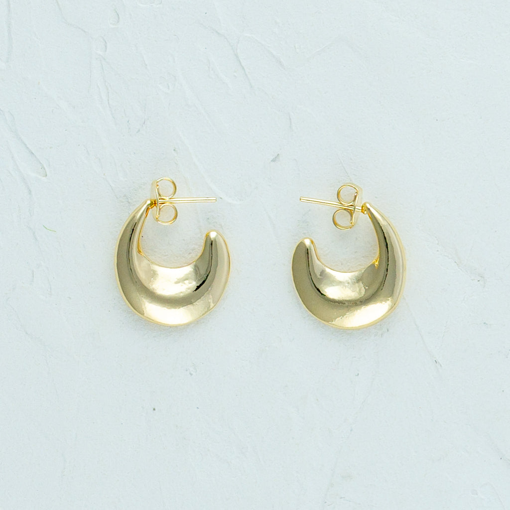 Modern Moon Earrings