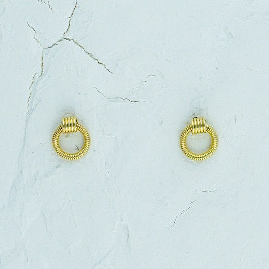 Circle Small Gold Earrings