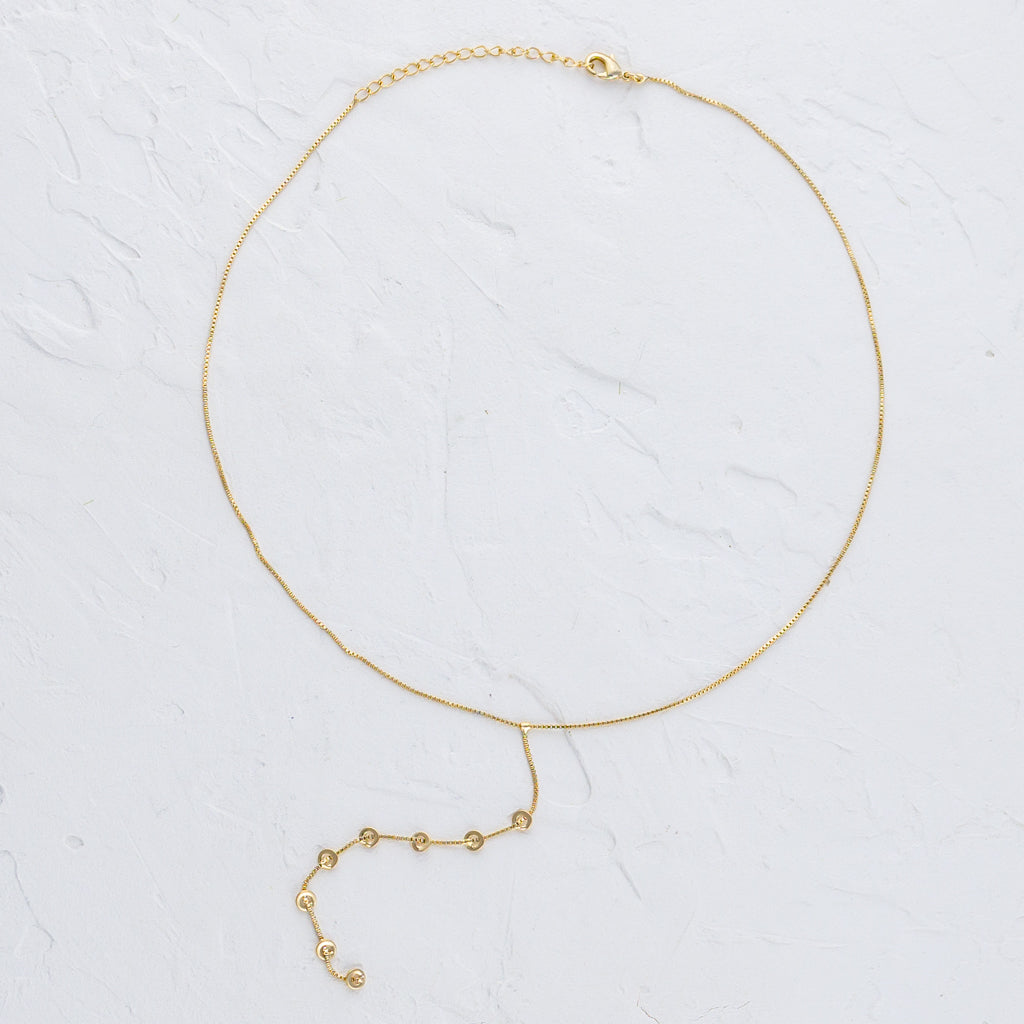 Circle Droplet Necklace