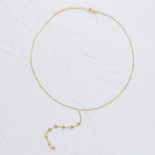 Circle Droplet Necklace