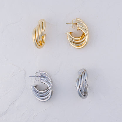 Twisted Modern Earring