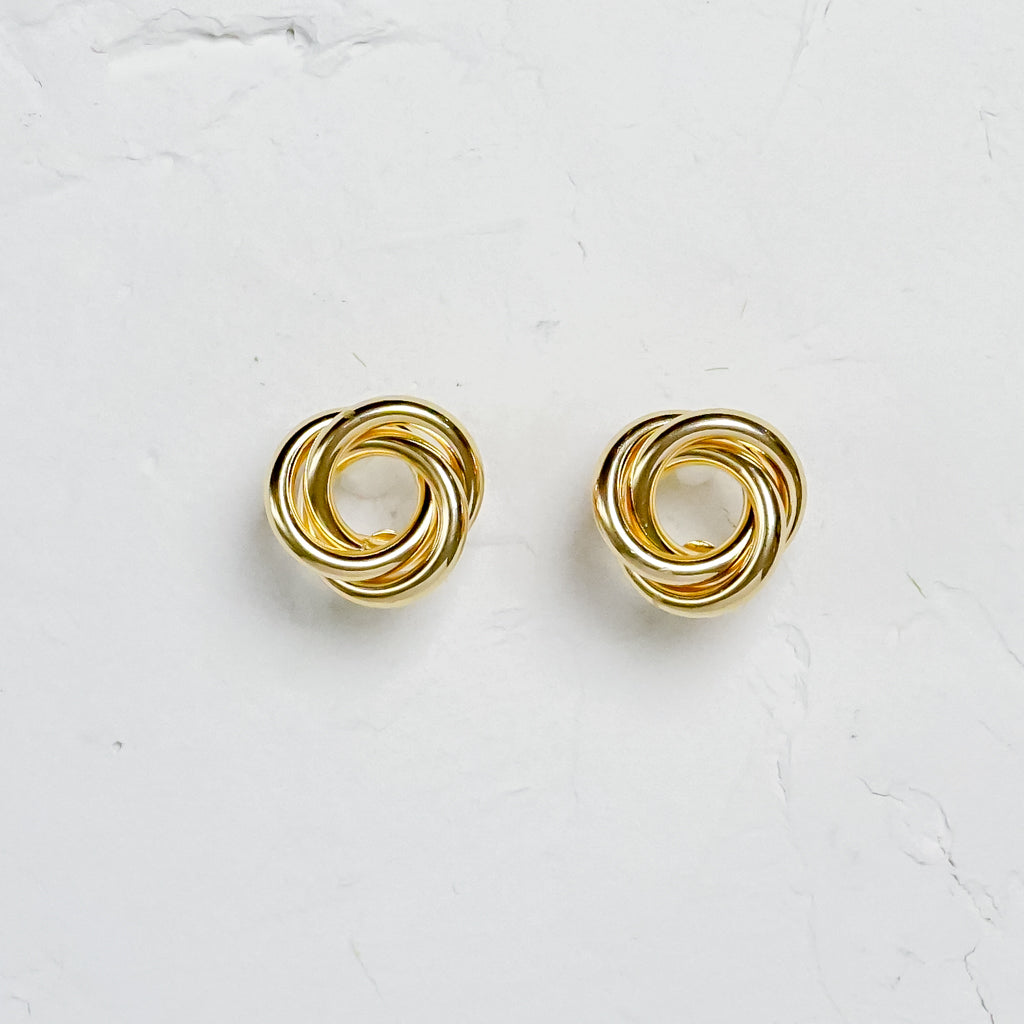 Twisted Stud Earrings