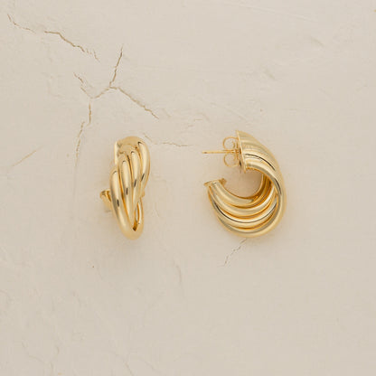 Twisted Modern Earring